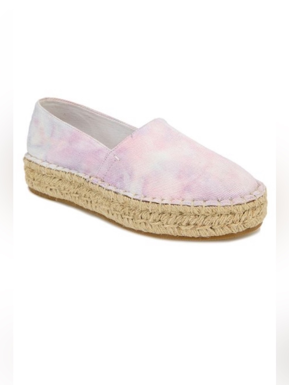NWT Splendid Pastel Tie-Dye Pastel Color Espadrille Slip On SZ-8.5